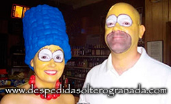 Despedida mixta temática Simpson